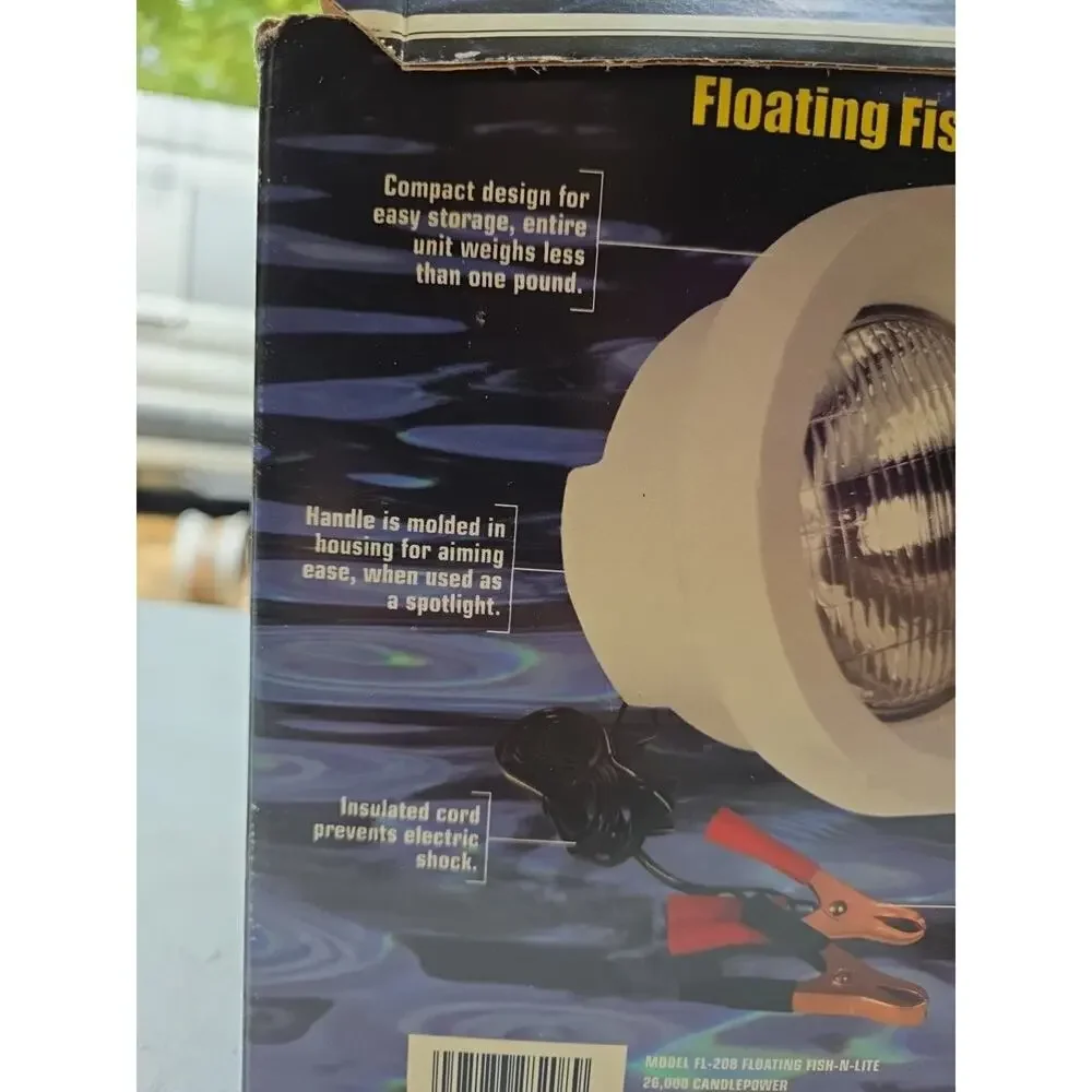 Vintage Night Blaster Floating Fish-N-Lite 12V Optronics w/ Box